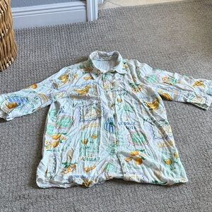 Label of Love Colorful Patterned Button-Up Shirt